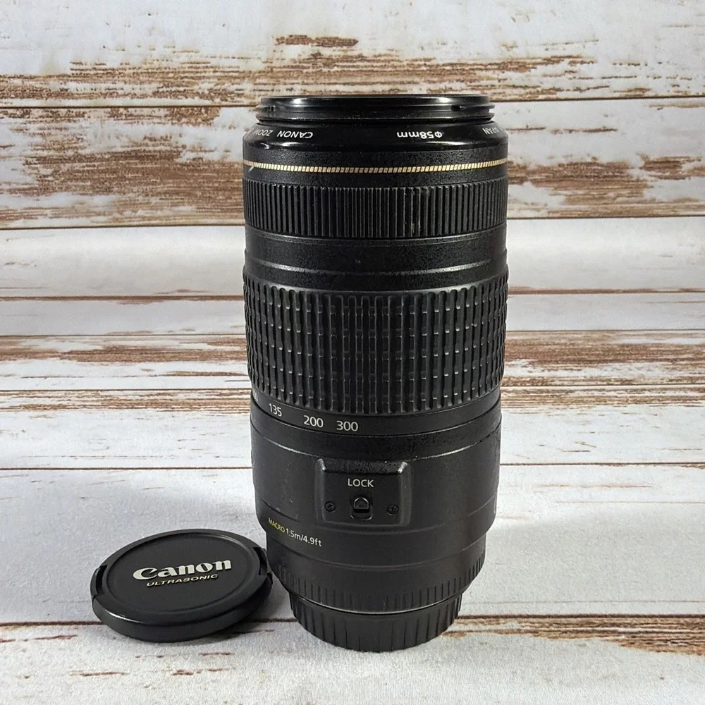 Canon EF 70-300mm f/4-5.6 IS USM Telephoto Zoom Lens For Parts/Repair
